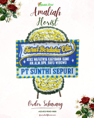 Papan Bunga Duka di Mbulmu Yalma