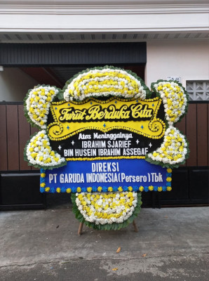 Papan Bunga Duka di Mbulmu Yalma